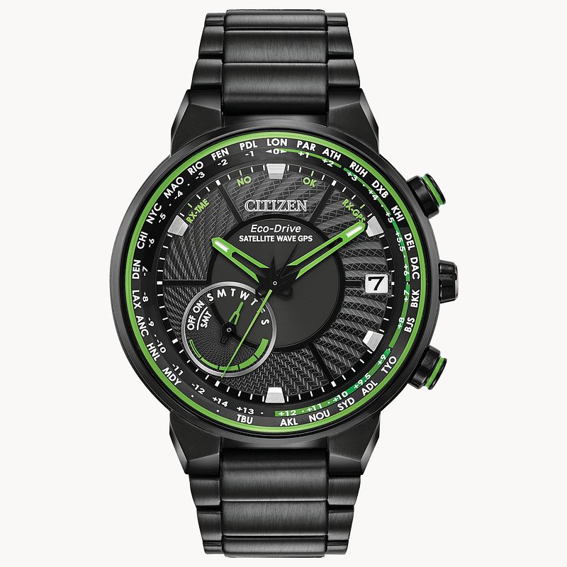 Citizen Satellite Wave GPS Freedom Eco Drive Watch CITIZEN